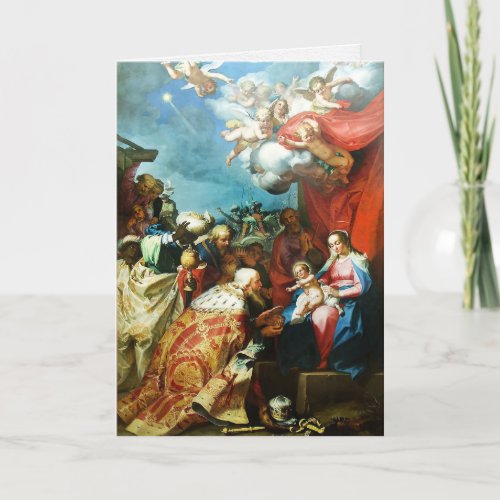 Religious Christmas Cards  Adoration of Kings