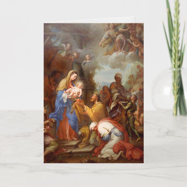 Religious Christmas Cards | Adoration of Kings 1 (Front)