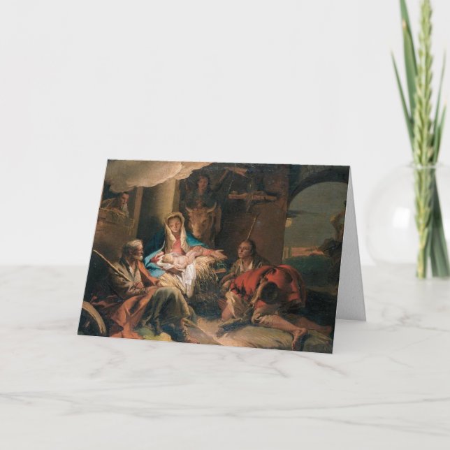 Religious Christmas Cards | Adoration Shepherds (Front)