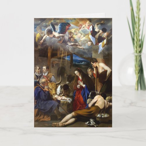Religious Christmas Cards  Adoration Shepherds 10