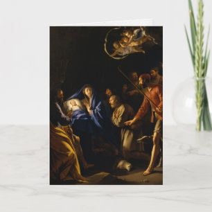 Religious Christmas Cards   Adoration Shepherds 11