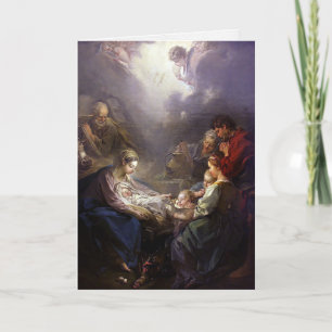 Religious Christmas Cards   Adoration Shepherds 7
