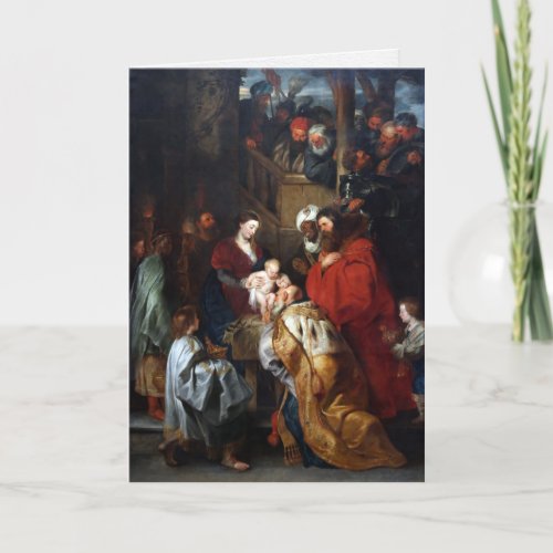 Religious Christmas Cards  Adoration Shepherds 7