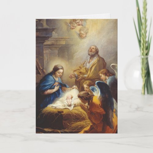 Religious Christmas Cards  Birth of Jesus