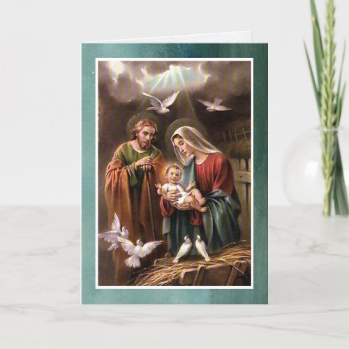 Religious Christmas Cards  Joyeux Noel