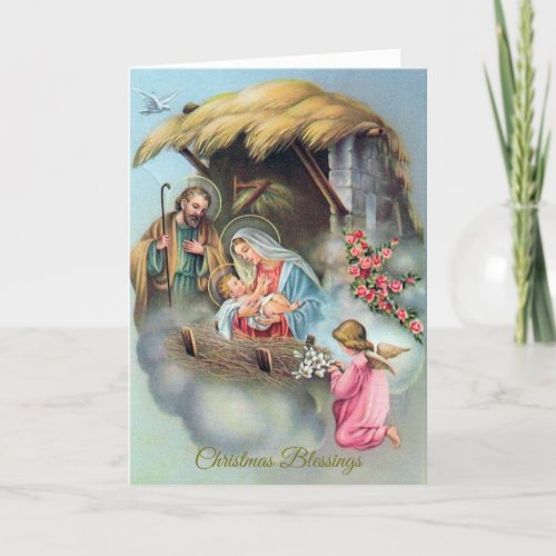 Religious Christmas Cards  Nativity 3