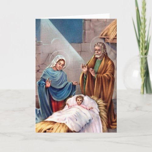 Religious Christmas Cards  Nativity 5