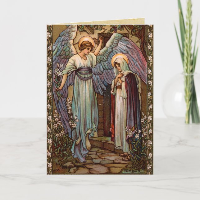 Religious Christmas Cards Old Fashion (Front)