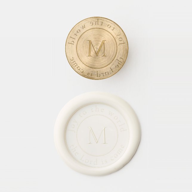 Religious Christmas Joy Christian Faith Wax Seal Stamp (Stamped)