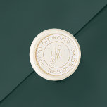 Religious Christmas Joy Christian Faith Wax Seal Stamp<br><div class="desc">This religious Christmas wax seal stamp will add a special touch to your Christmas card envelopes. Features the words to the traditional Christmas carol "Joy to the world" and your family monogram in a classic calligraphy script font with flourishes. Designed as part of my Madonna and Child collection. To change...</div>