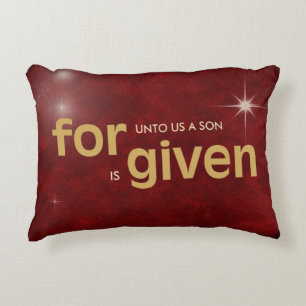 Religious Christmas Love Accent Pillow
