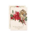 Religious Christmas Poinsettia Mother Mary Jesus