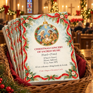 Religious Christmas Program Sacred Music