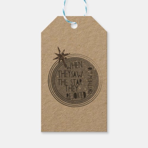 Religious Christmas Scripture Gift Tags