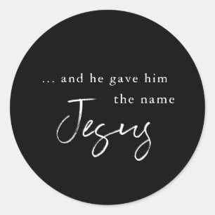 Religious Christmas Sticker