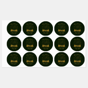 Religious Christmas Virgin Mary, St. Joseph, Jesus Labels