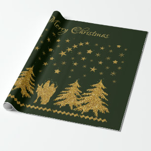 Religious Christmas Virgin Mary, St. Joseph, Jesus Wrapping Paper