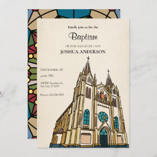 Religious Church Baptism Invitation