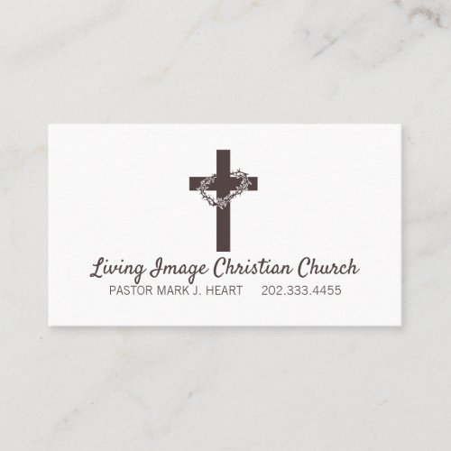 Religious Church Christianity Religion Pastor Business Card