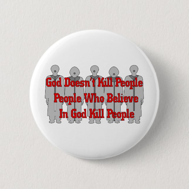 Religious Crazies Pinback Button (Front)