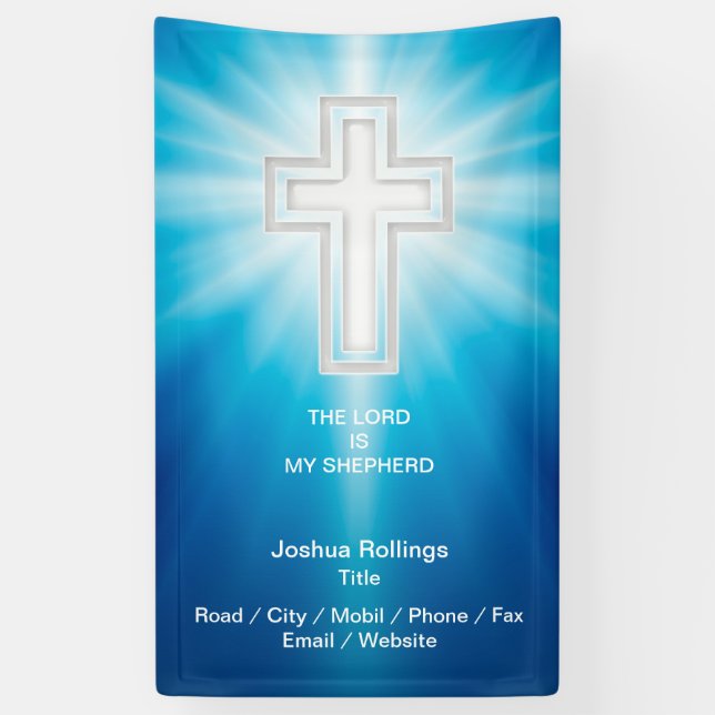 Religious Cross | Christian Banner (Vertical)