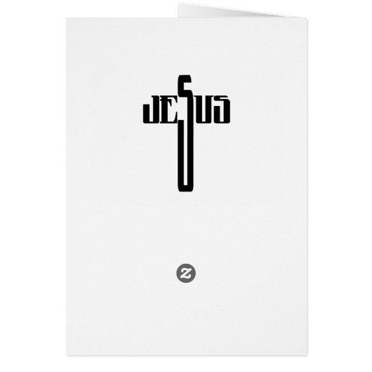 Religious Cross Easter Quote Card (Back)