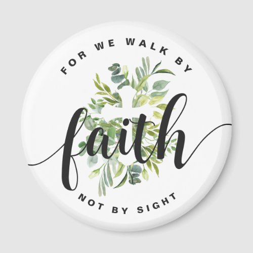 Religious Cross Faith Bible Verse Magnet