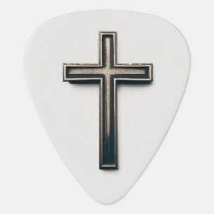 Religious Cross Guitar Pick