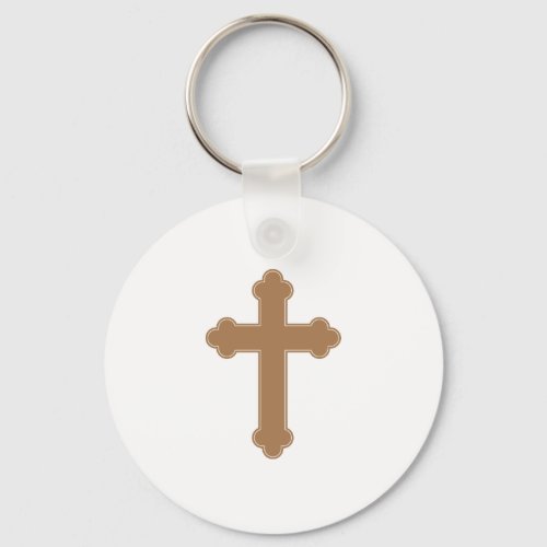 Religious Cross Keychain