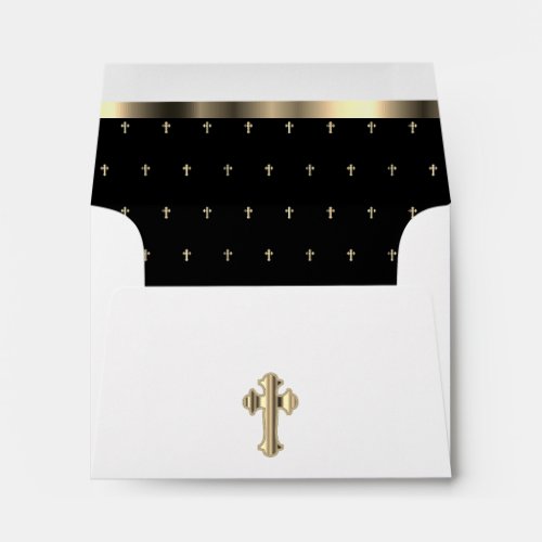 Religious Cross Pattern Envelope