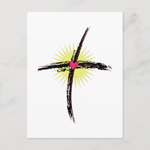 Religious Cross Postcard