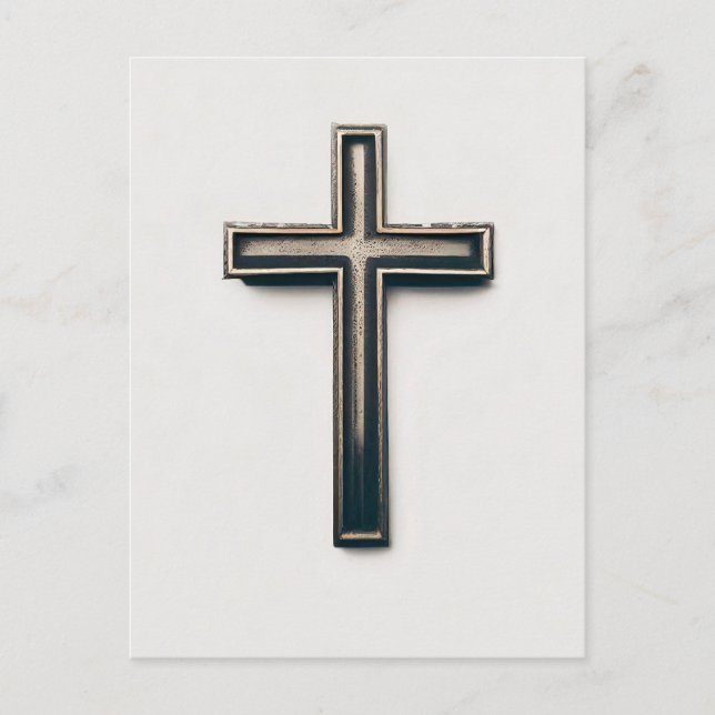 Religious Cross Postcard (Front)