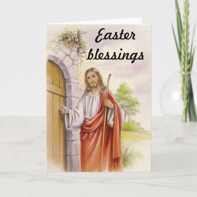 Religious Easter card (Front)