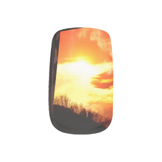 Religious Easter Cross at Sunset Minx Nail Art