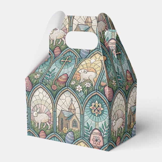 Religious Easter  Favor Boxes (Front Side)