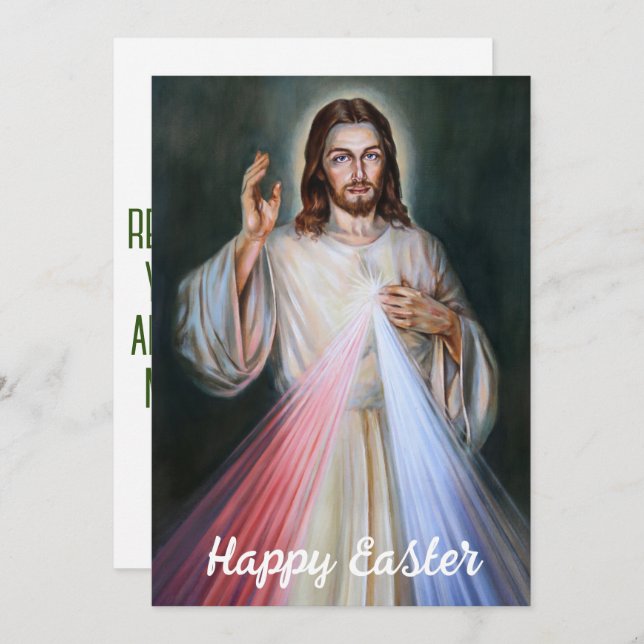  Religious Easter Jesus Resurrection  Holiday Card (Front/Back)