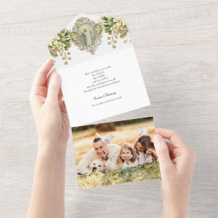 Religious Easter Photo Resurrection Prayer All In One Invitation