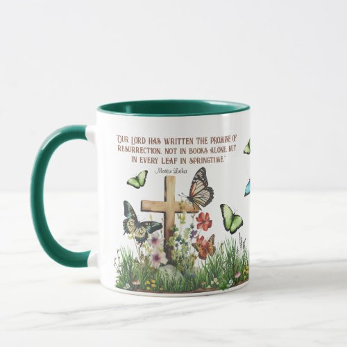 Religious Easter Resurrection Spring Quote 11oz Mug