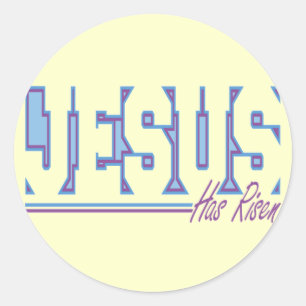 Religious Easter T shirts and Gifts Classic Round Sticker