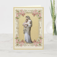 Religious Elegant Gold Virgin Mary Roses