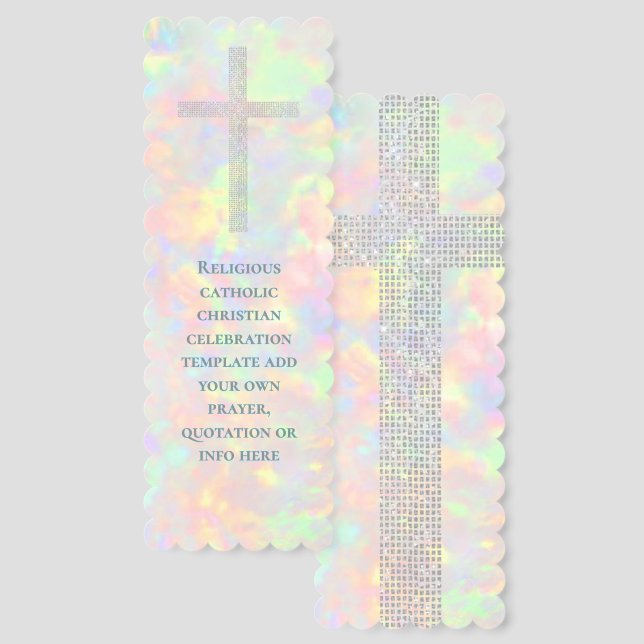 religious event pastel background bookmarks (Front & Back)