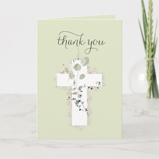 religious event thank you card (Front)
