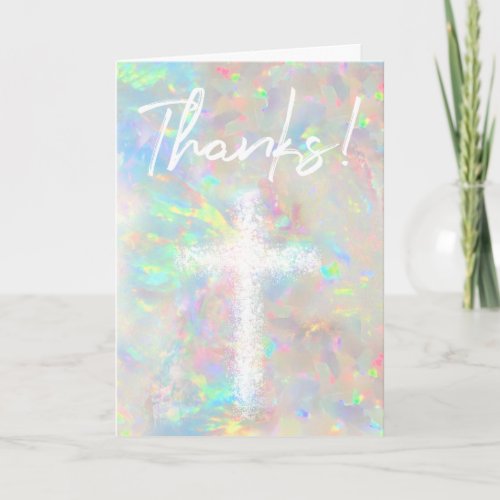 religious event thank you card