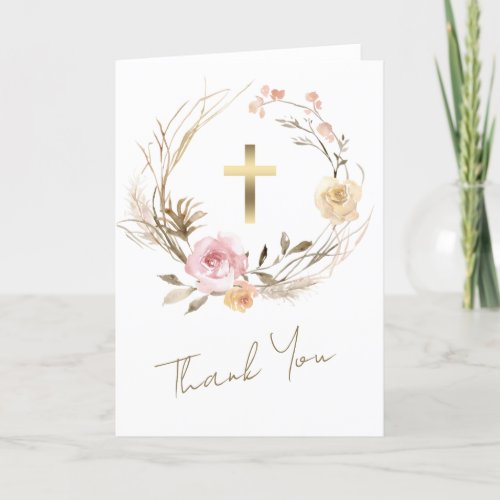 religious event Thank you card