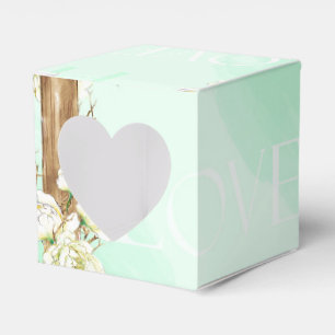 Religious Floral Favor Box