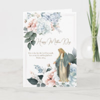 Religious Floral Mothers Day Prayer