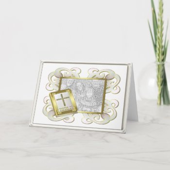 Religious Frame White Card by StarStock at Zazzle