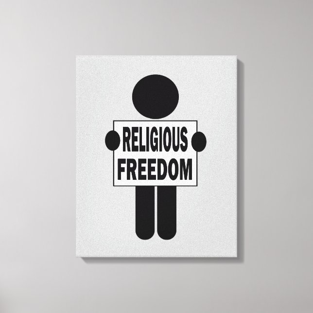 Religious Freedom Canvas Print (Front)