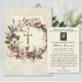 Religious Funeral Crucifix Floral Wreath