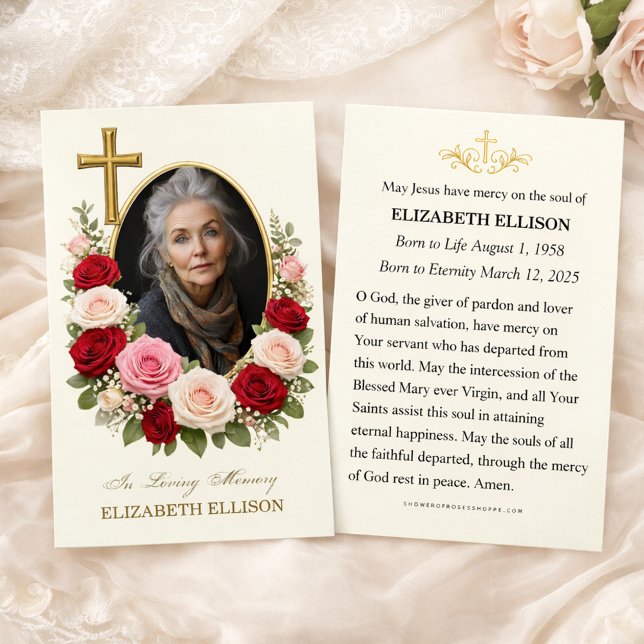 Religious Funeral Memorial Photo Prayer  (Creator Uploaded)